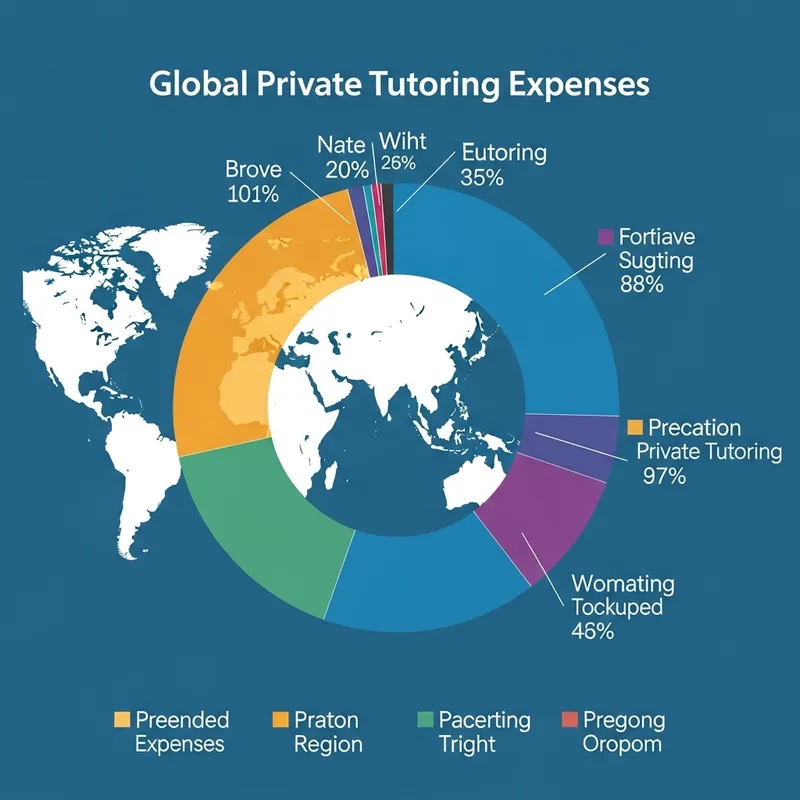 Private Tutoring Expenses Worldwide Breakdown