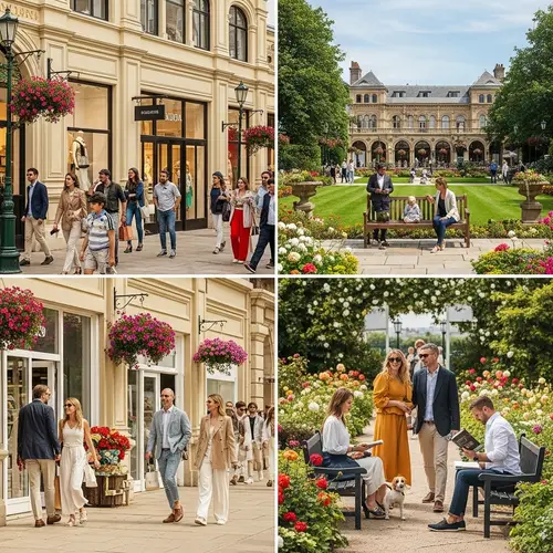 Fashion and Serenity at the Shopping Centre & Garden