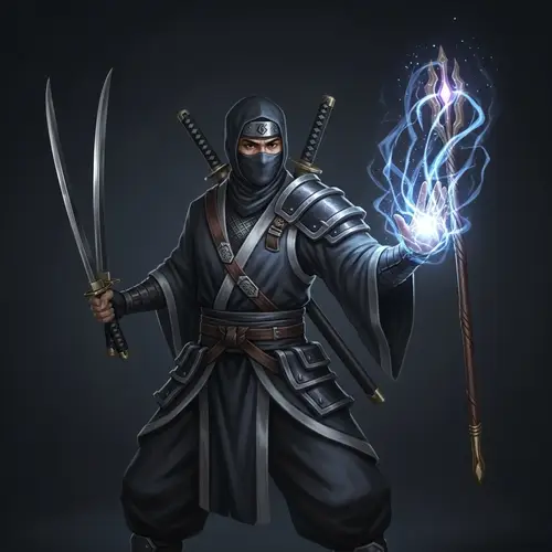 South Asian Ninja Master: Martial Arts & Arcane Mastery