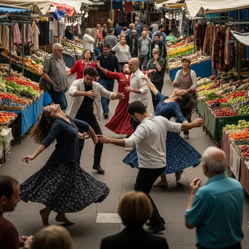 Passionate Dance Amidst Confusion - Expressions of Perplexity