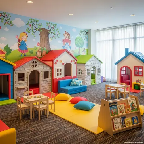 Kids' Hotel Playhouse Decor: Fairy-Tale Wonderland