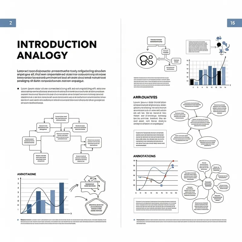 Introduction Analogy Textbook Page - Illustrated Abstractly Introduction Analogy Textbook Page - Illustrated Abstractly