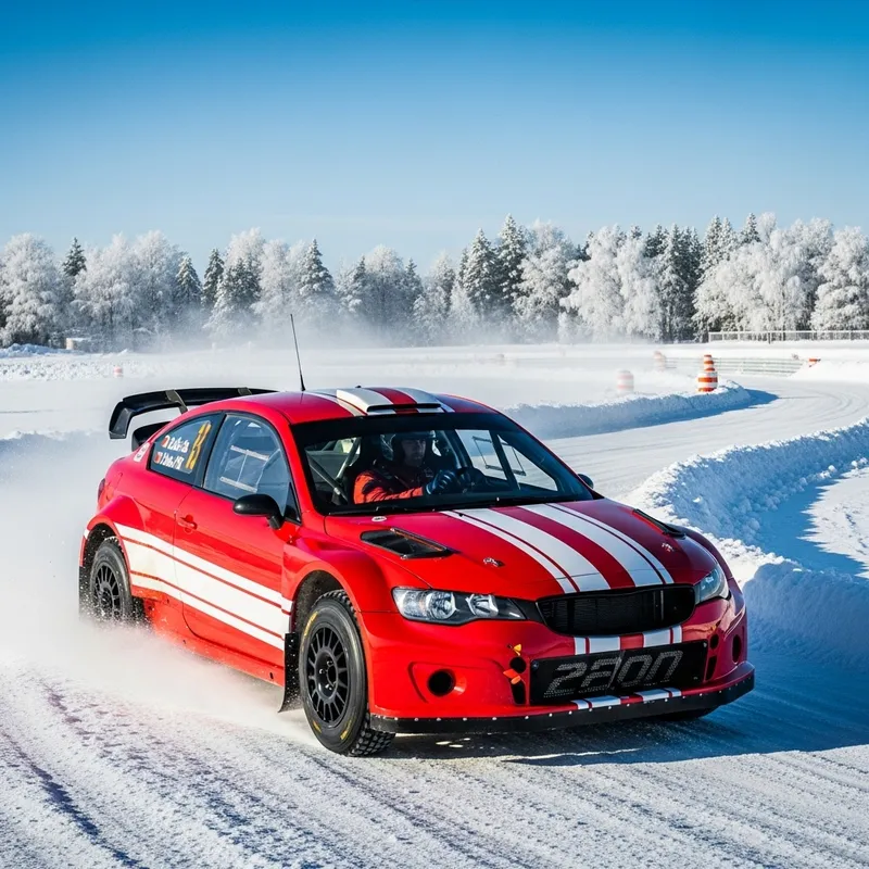 Exciting Ice Rally Car Racing | Motorsport Action