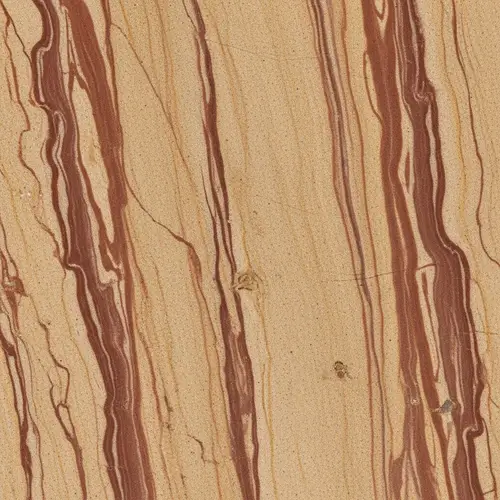 Light Beige Sandstone Texture with Brown Veins