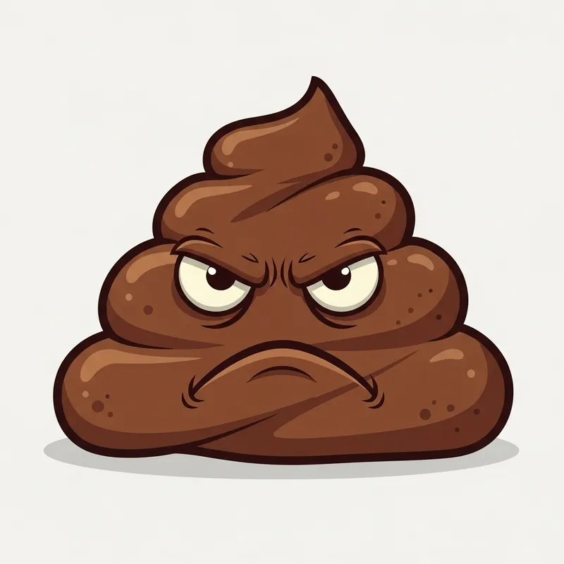 Ugly Googly Blob - A Funny, Grumpy Poo Character Ugly Googly Blob - A Funny, Grumpy Poo Character