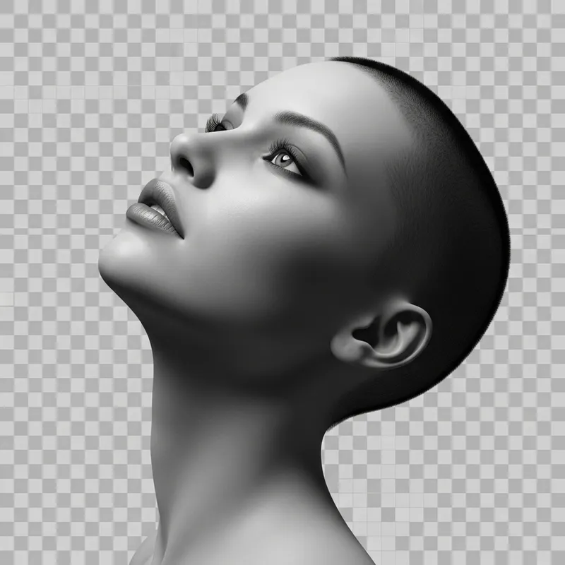 Captivating Monochrome Female Model Photography Captivating Monochrome Female Model Photography