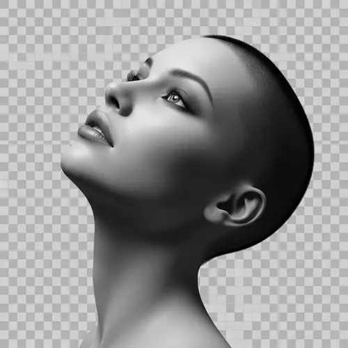 Captivating Monochrome Female Model Photography