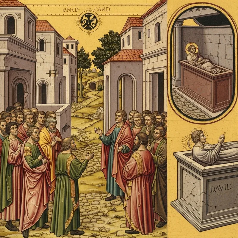 Biblical Multicultural Group with Patriarch Sepulchre