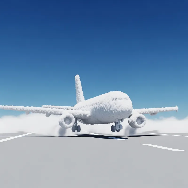 Cloud Plane Taking Off Runway Cloud Plane Taking Off Runway