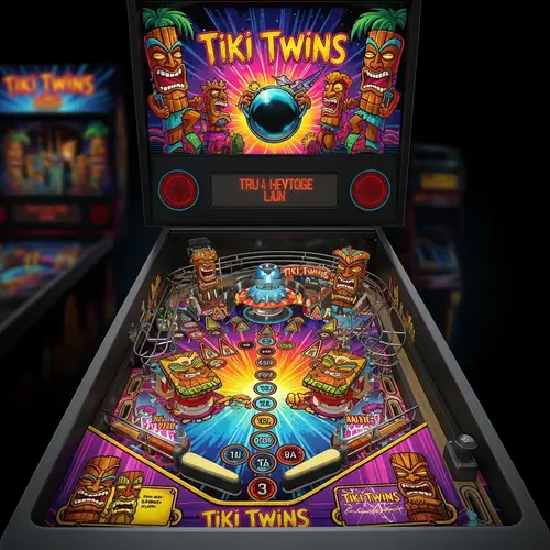 Tiki Twins Pinball Machine: Vibrant Retro Arcade Fun