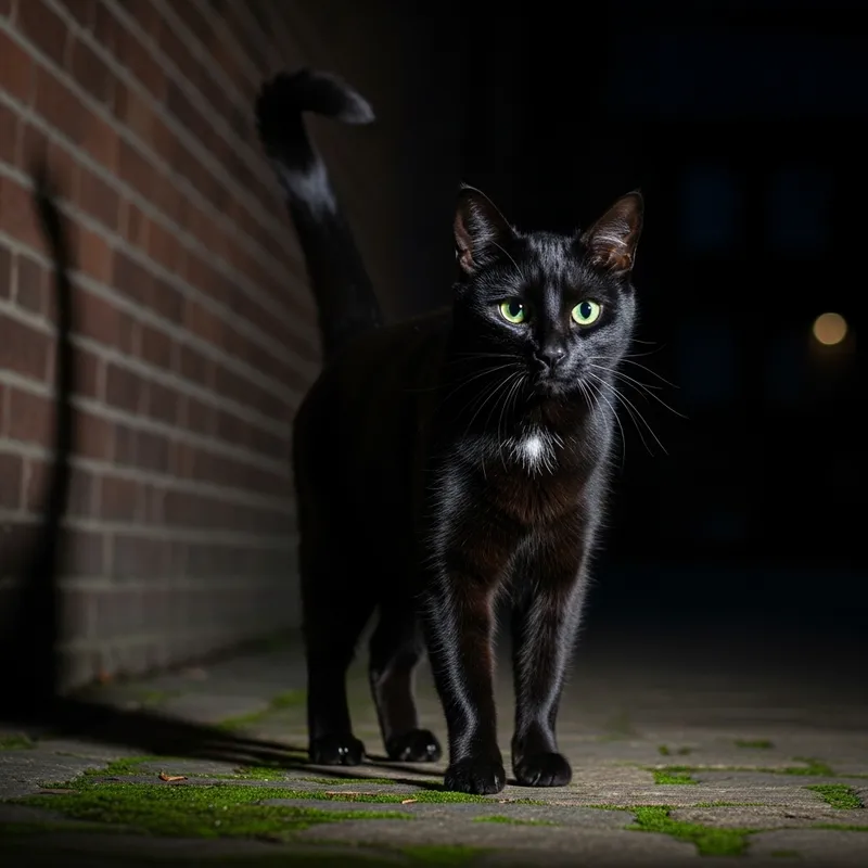 Mystical Black Cat