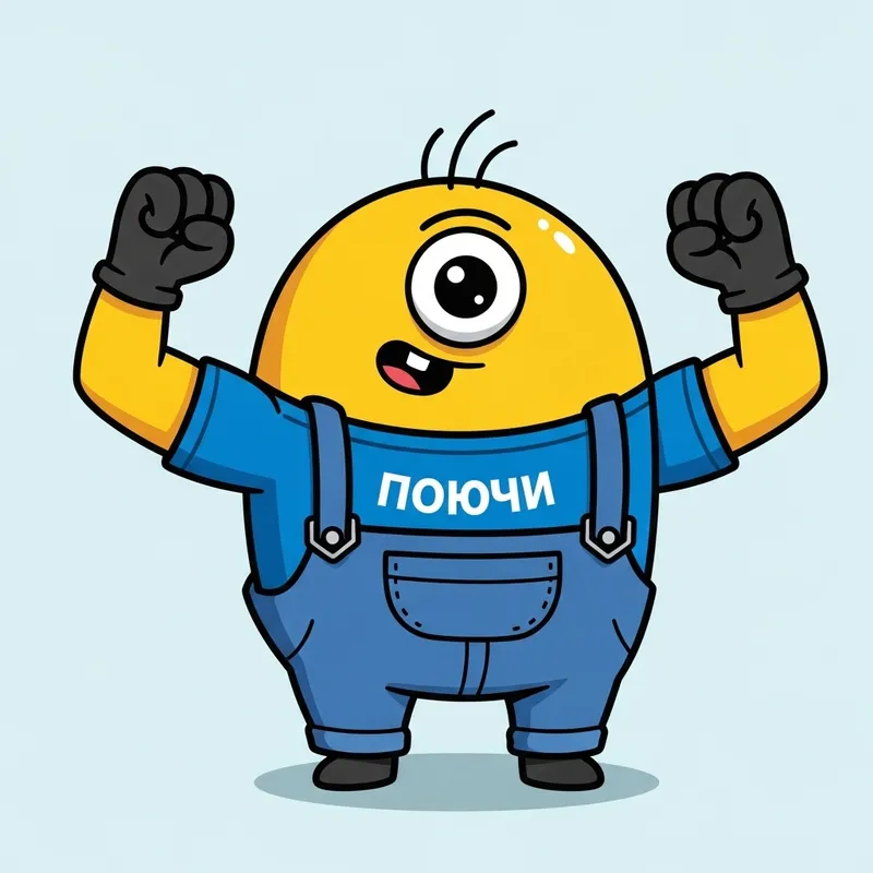 Cheerful Cartoon Minion T-shirt Victorious Leader