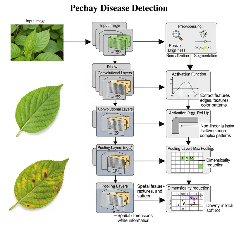 Pechay Disease Detection: CNN Analysis Process