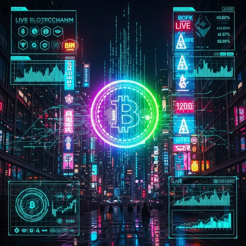 Futuristic Cyberpunk Digital Currency Imagery Futuristic Cyberpunk Digital Currency Imagery