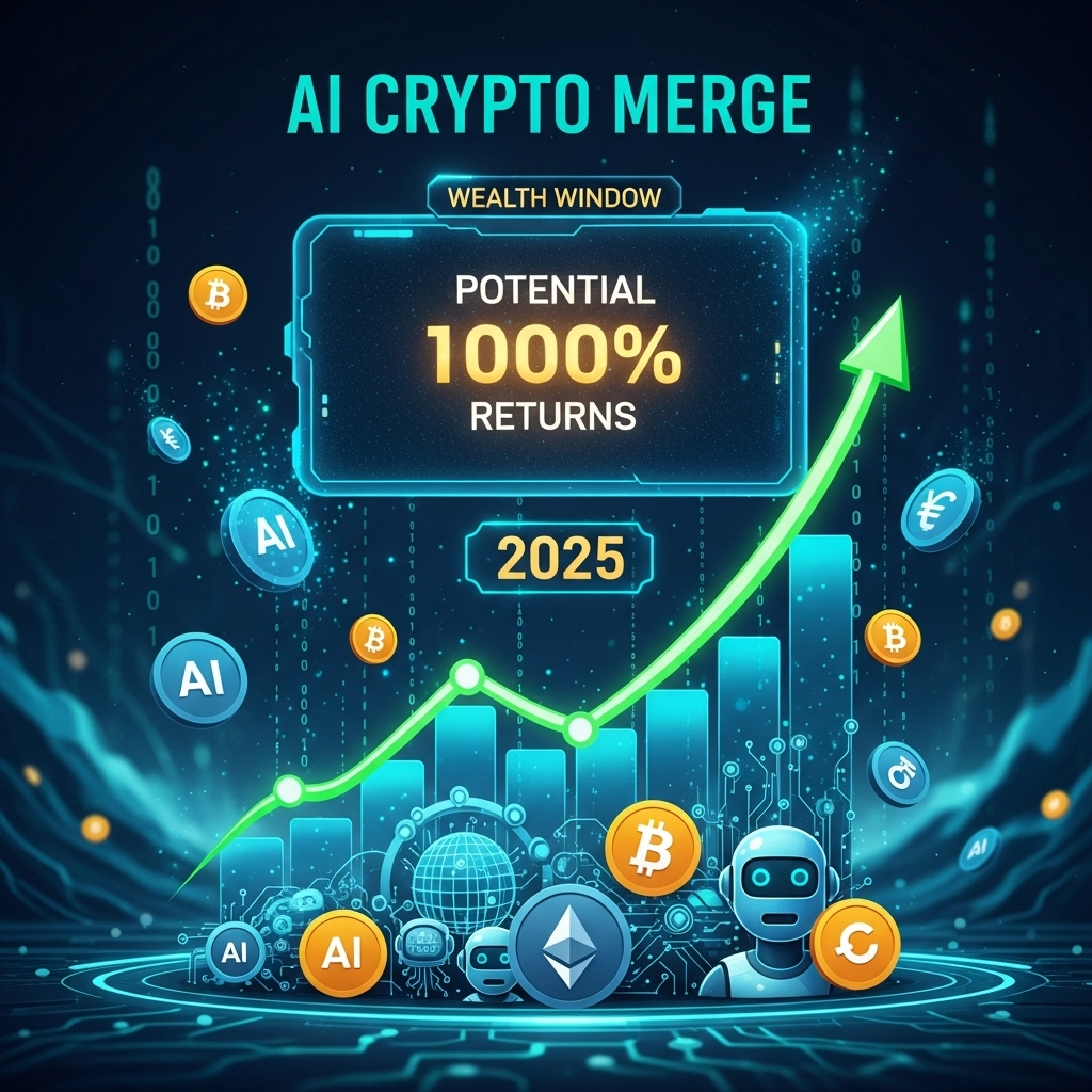 A.I. Crypto Merge: 1,000% Return Wealth Window 2025 | AI Art Generator |  Easy-Peasy.AI