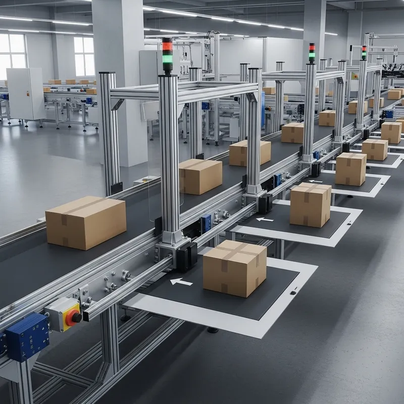 Conveyor Belt Design with Piston Size Selectors Conveyor Belt Design with Piston Size Selectors