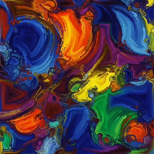 Abstract Essence of Creativity | Vibrant Brushstrokes