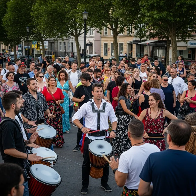 Cultural Carnival Celebration with Drums & Dancers