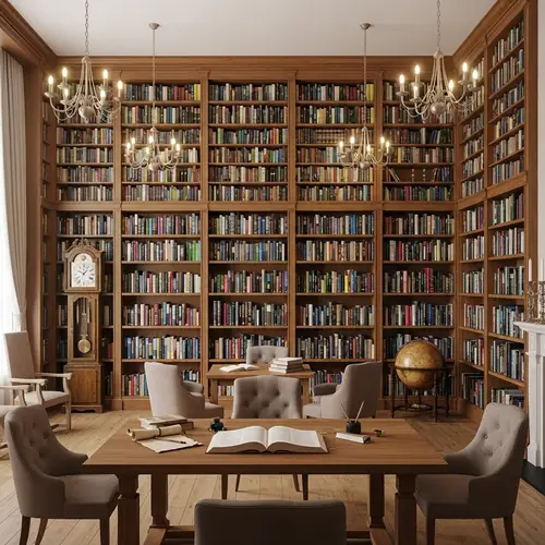 Enchanting Library with Diverse Genre Collection