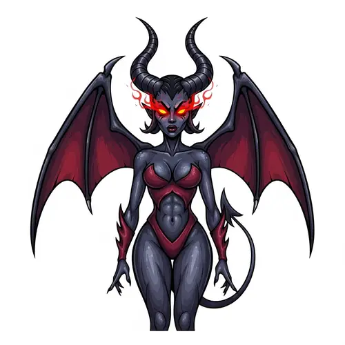 Female Demon Costume: Symbolizing Power and Beauty of Femininity