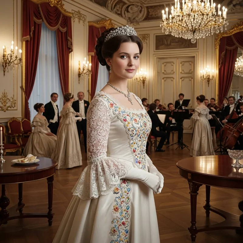 Princess from the 19th Century | Elegant Vintage Portrait