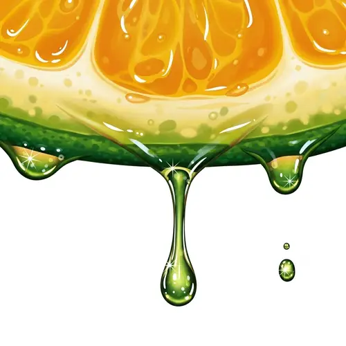 Vibrant and Juicy Fruit Layer Illustration