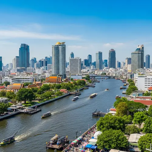 Explore Bangkok: City Skyline, Temples & River Views