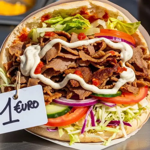 Delicious 1 Euro Kebab | Affordable & Satisfying Meal