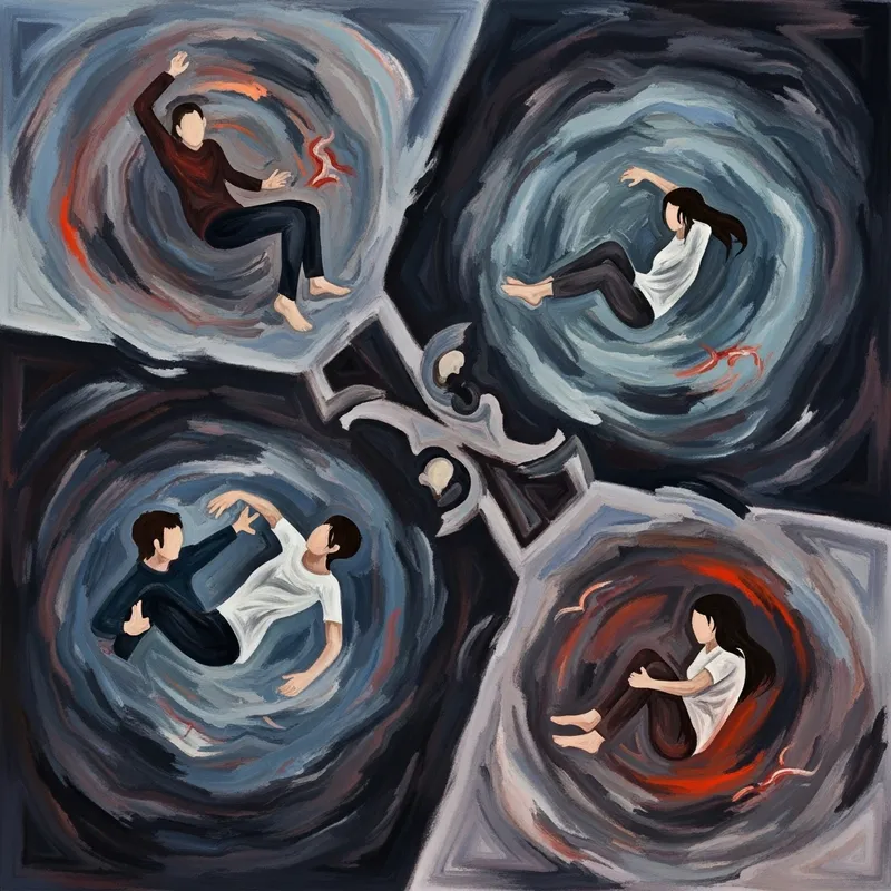 Family Violence: Abstract Representation of Emotional Tension