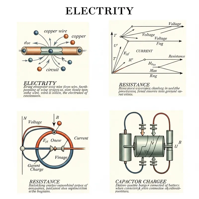 Electricity Principles: Diagrams & Explanations