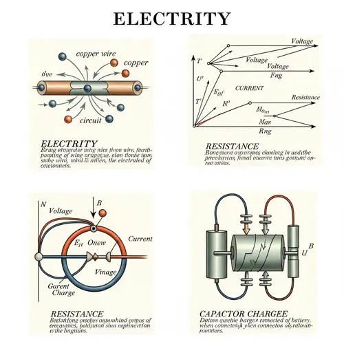 Principles of Electricity: Diagrams and Explanations