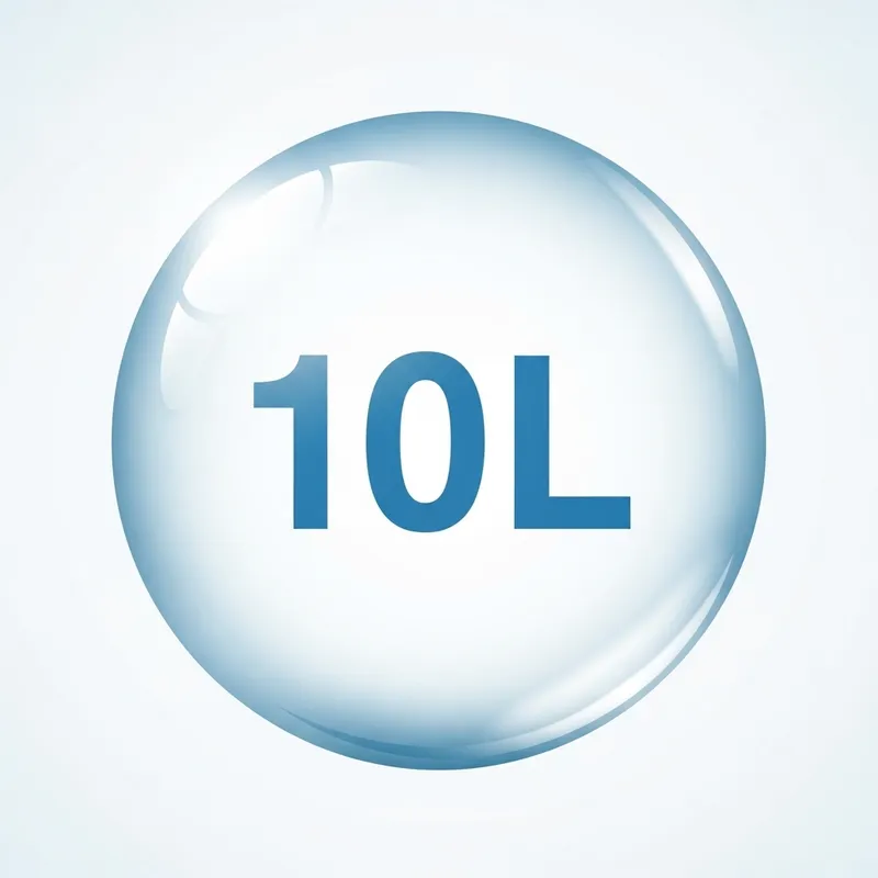 10L Water Droplet Icon Design 10L Water Droplet Icon Design