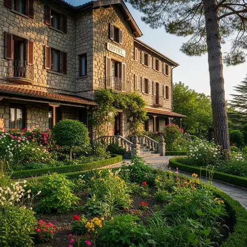 Charming Old-World Hotel Surrounded by Green Gardens