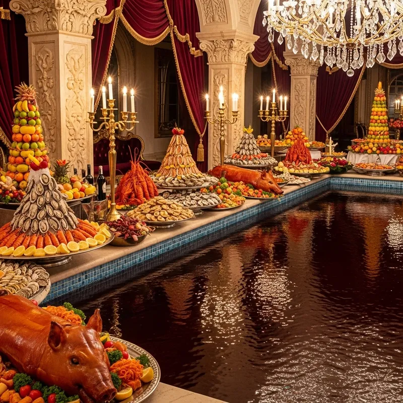 Indulge in Luxury: Wine Pool & Gourmet Delights