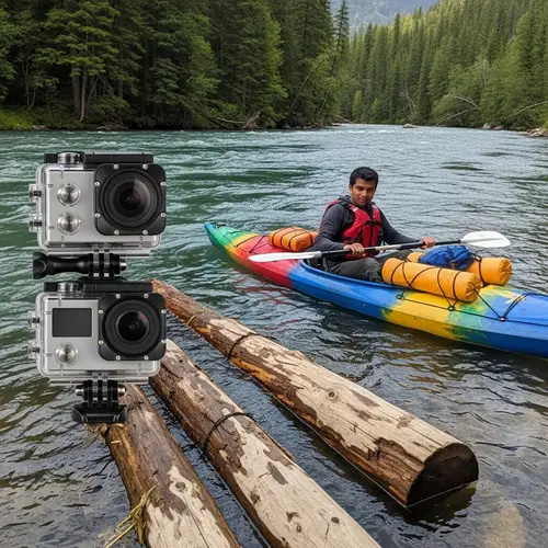 Colorful Kayak Adventure: Exciting River Exploration