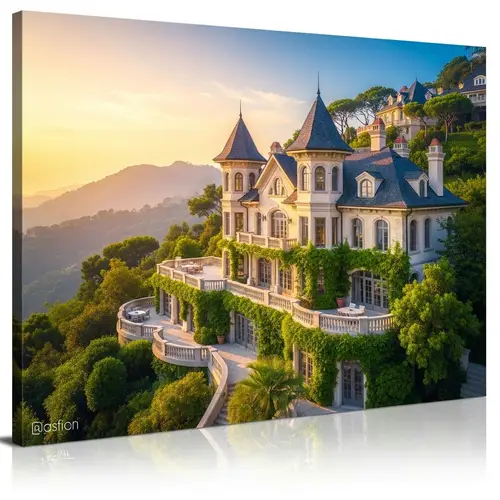 Luxurious Hillside House Amidst Lush Greenery | Exquisite Architecture