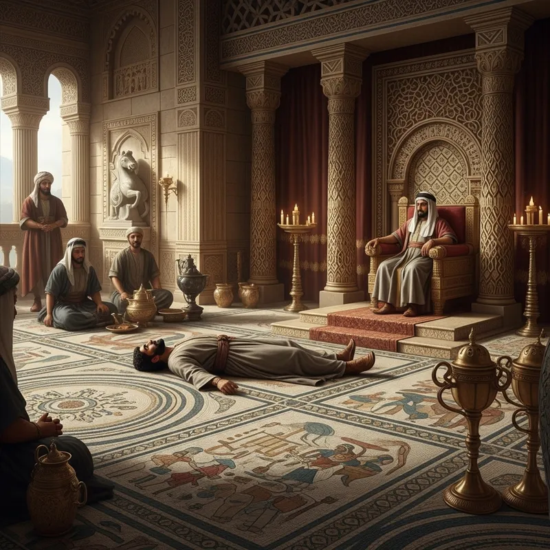 Pre-Islamic Arabian Era: Slain Man Before Sultan