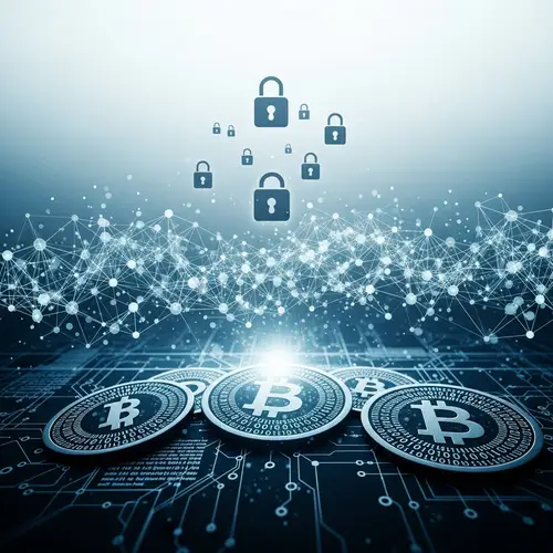 Cryptocurrency Concept: Virtual Currency & Encryption