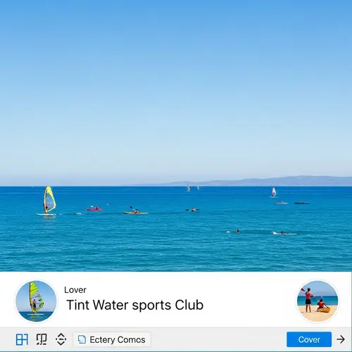 Water Sports Club Desktop Application | Blue Ocean Panorama