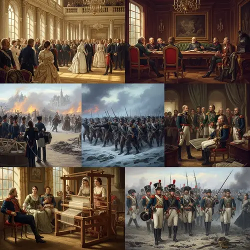 Multicultural Epic Tale: Grand Ballroom, War Room, Battle March, Weaving, Politics