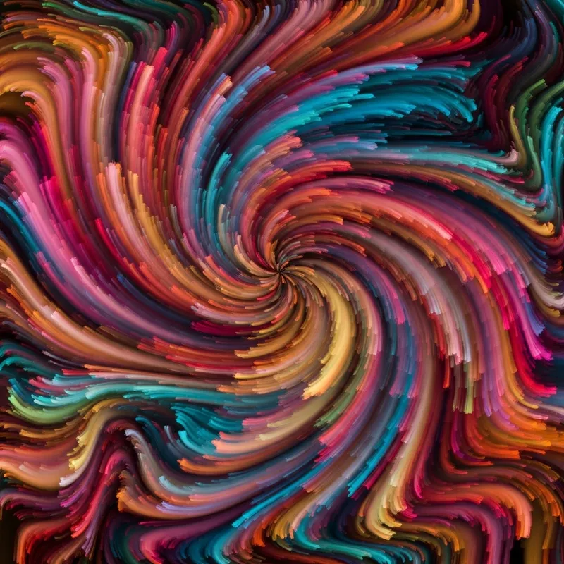 Vibrant Burst of Energy: A Colorful Movement Experience