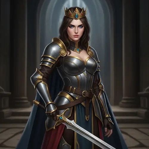 Captivating Caucasian Princess | Royal Warrior's Path