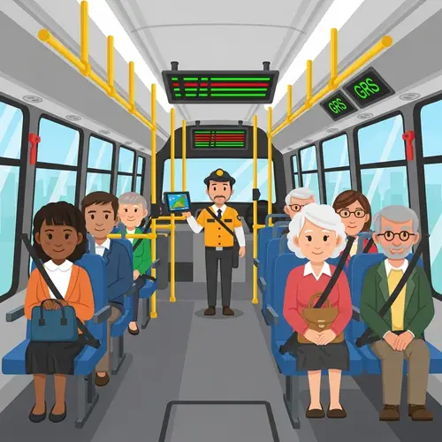 Contemporary Public Service Vehicle in Bright Colors