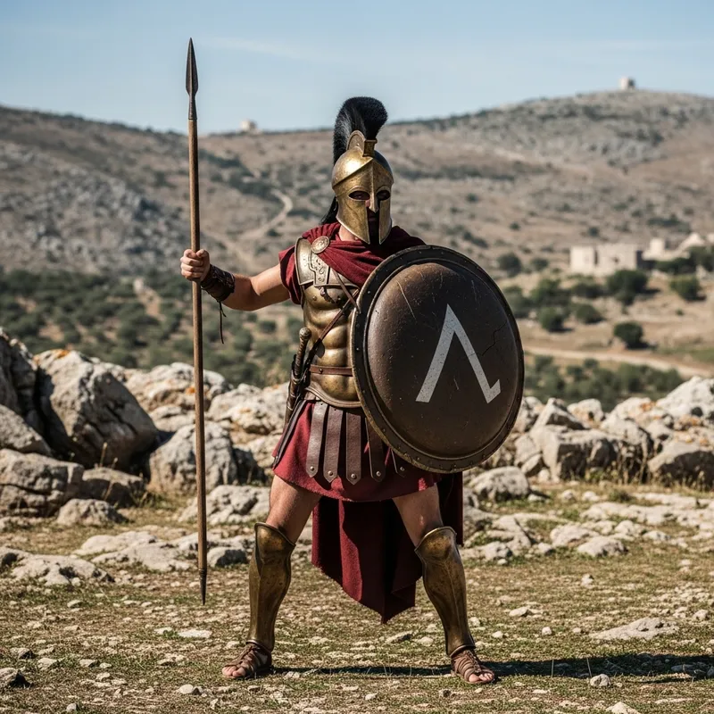 Classic Spartan Warrior: Disciplined Soldier of Ancient Greece