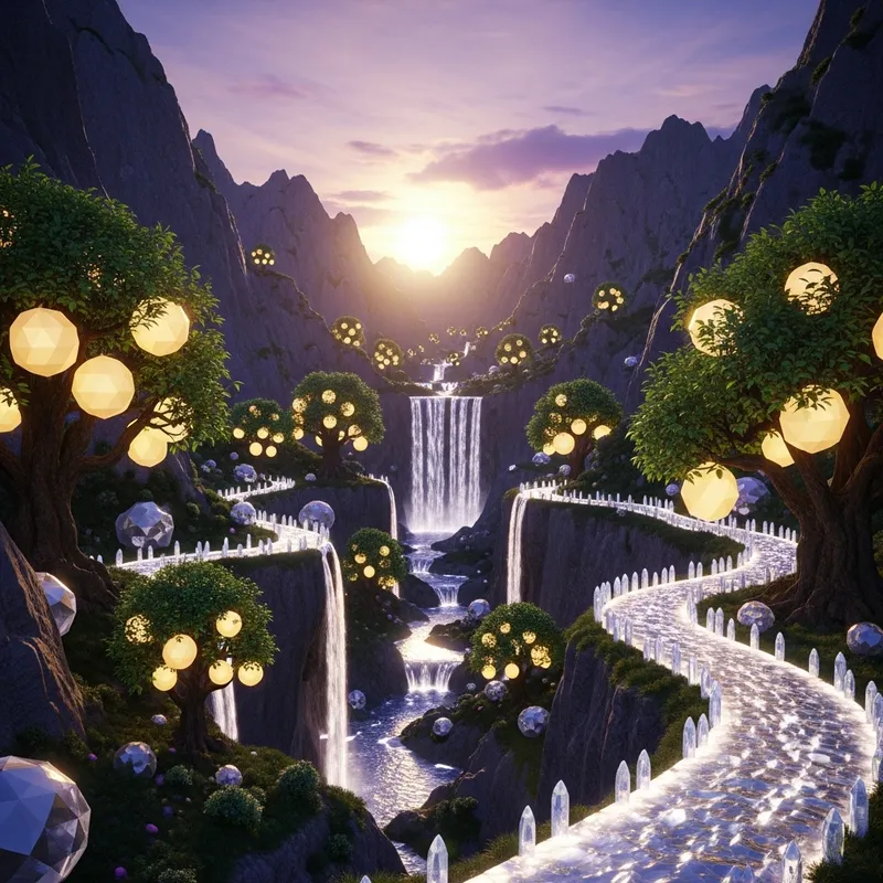 Surreal Hidden Landscapes - Secret Valley in Towering Mountains