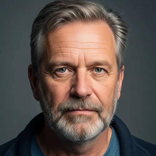 Photo Portrait of a Middle-Aged German Guy