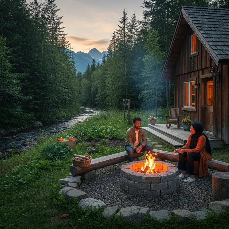 Tranquil Nature Lifestyle | Rustic Cabin, Green Forests