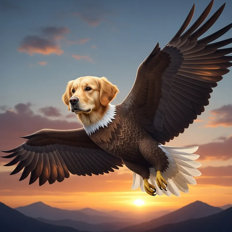 Bird with Dog's Head | Unique Animal Hybrids