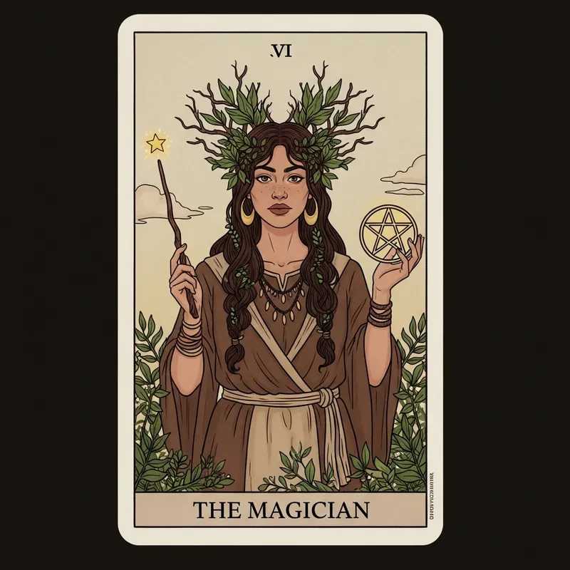 Earthy Woman: The Magician Tarot