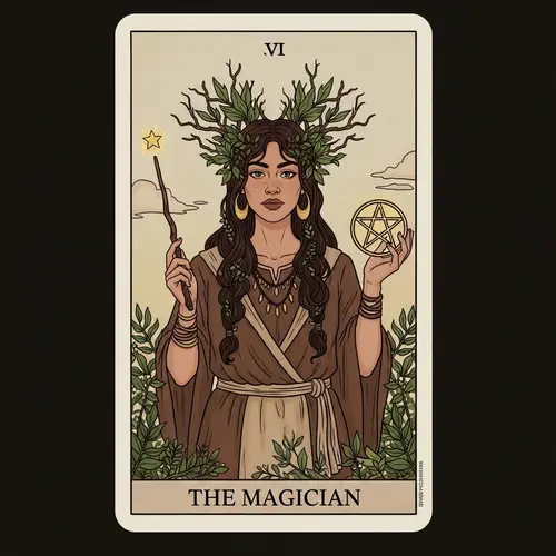 The Magician Tarot as Earthy Woman